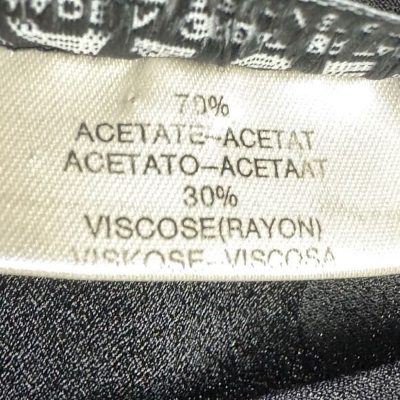 Vintage Jaeger Blouse Women Small Black Polka Dot Keyhole Back Great Britain 90s - Picture 9 of 12